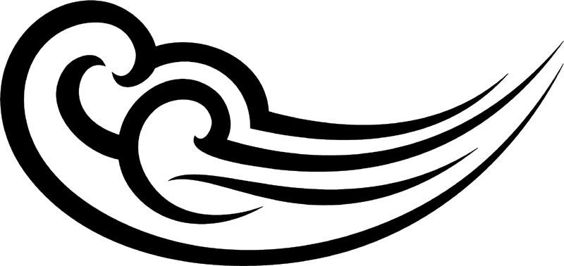 vt2_001 Automotive Tribal Graphic Flame Decal