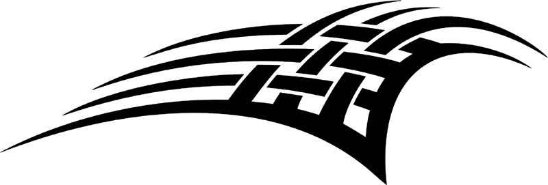 vt2_004 Automotive Tribal Graphic Flame Decal