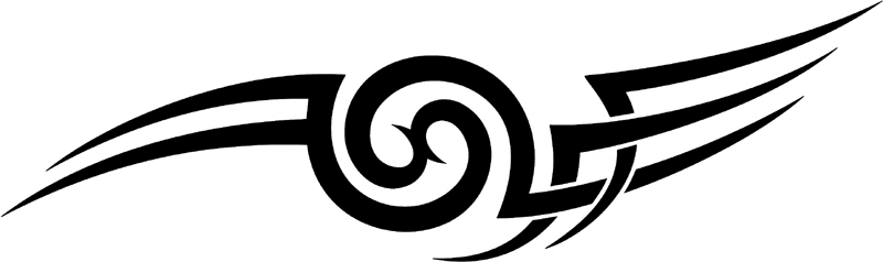 vt2_007 Automotive Tribal Graphic Flame Decal