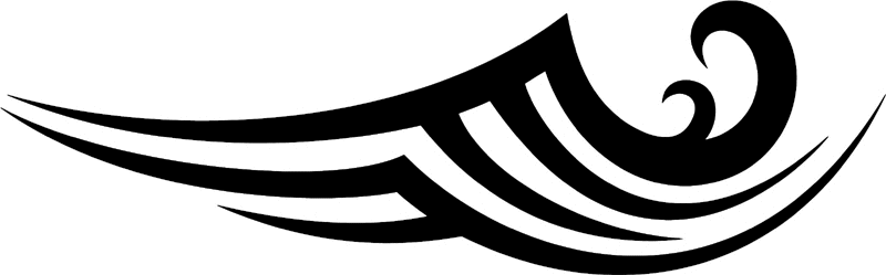 vt2_009 Automotive Tribal Graphic Flame Decal