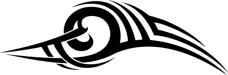 vt2_011 Automotive Tribal Graphic Flame Decal