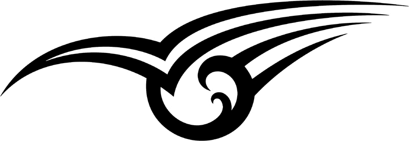 vt2_012 Automotive Tribal Graphic Flame Decal