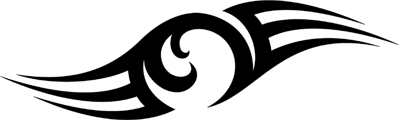 vt2_013 Automotive Tribal Graphic Flame Decal