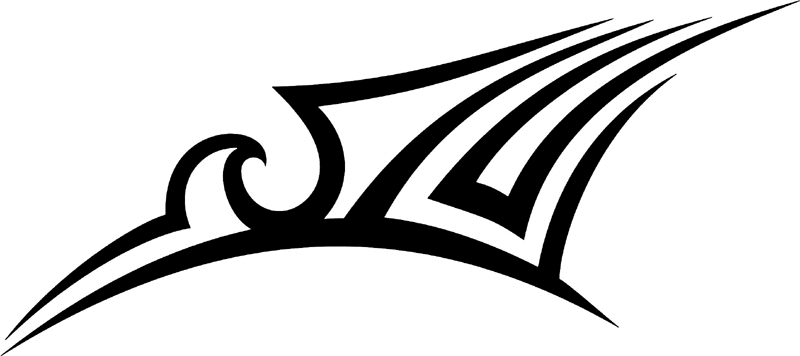 vt2_016 Automotive Tribal Graphic Flame Decal