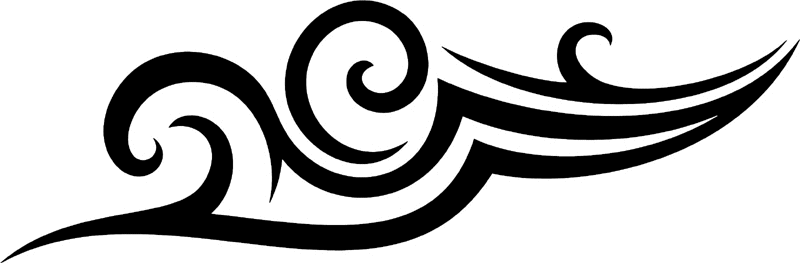 vt2_018 Automotive Tribal Graphic Flame Decal