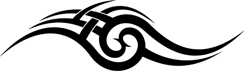 vt2_021 Automotive Tribal Graphic Flame Decal