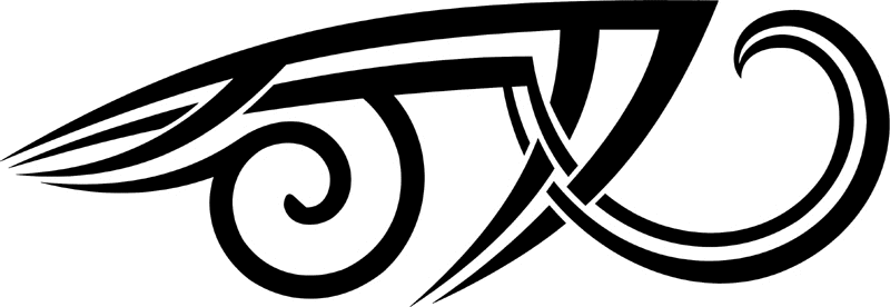 vt2_026 Automotive Tribal Graphic Flame Decal