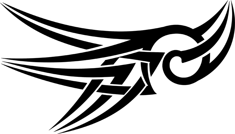 vt2_042 Automotive Tribal Graphic Flame Decal