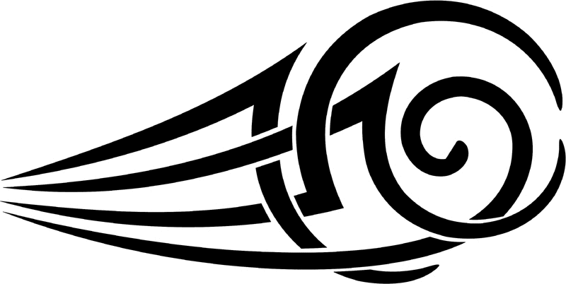 vt2_047 Automotive Tribal Graphic Flame Decal