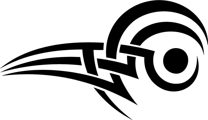 vt2_048 Automotive Tribal Graphic Flame Decal