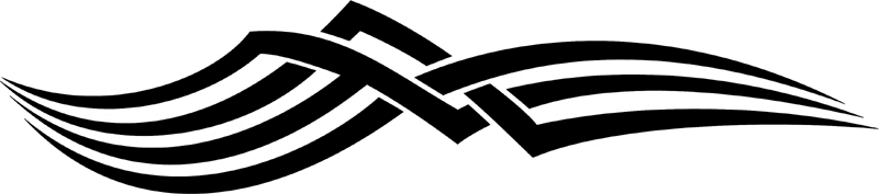 vt2_059 Automotive Tribal Graphic Flame Decal