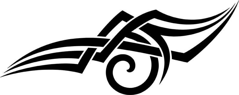 vt2_060 Automotive Tribal Graphic Flame Decal