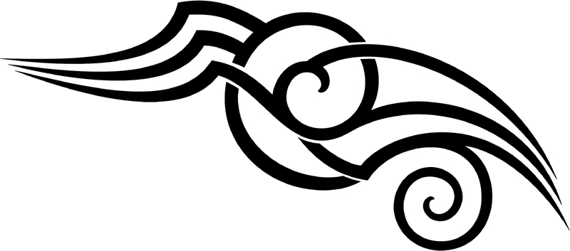 vt2_072 Automotive Tribal Graphic Flame Decal