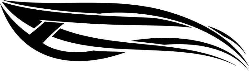 vt2_076 Automotive Tribal Graphic Flame Decal