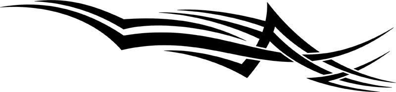 vt2_077 Automotive Tribal Graphic Flame Decal