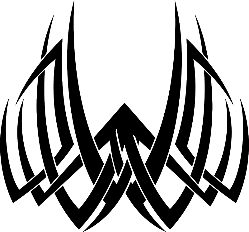 vt2_081 Automotive Tribal Graphic Flame Decal