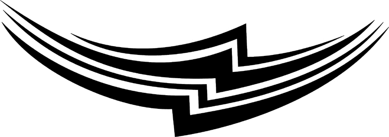 vt2_089 Automotive Tribal Graphic Flame Decal