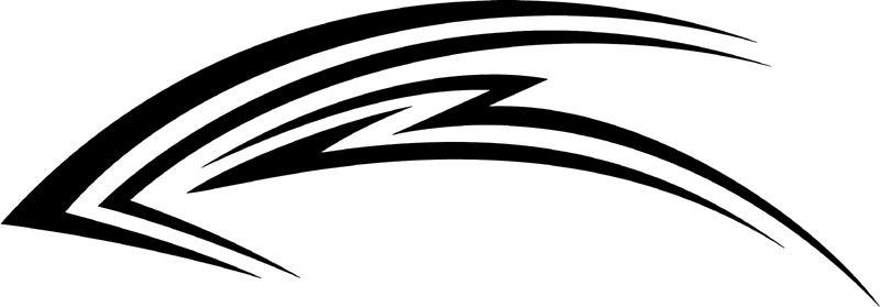 vt2_092 Automotive Tribal Graphic Flame Decal