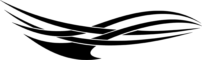 vt2_102 Automotive Tribal Graphic Flame Decal