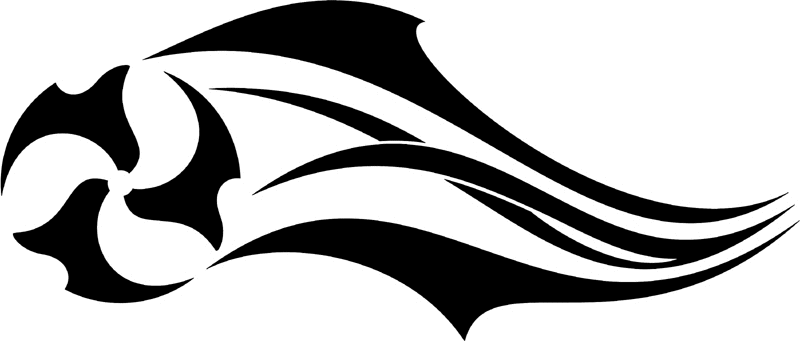 vt2_104 Automotive Tribal Graphic Flame Decal