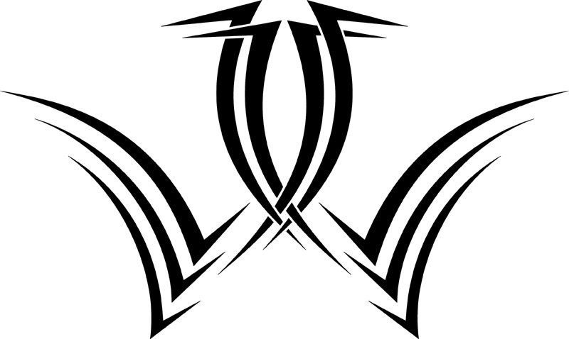 vt2_123 Automotive Tribal Graphic Flame Decal