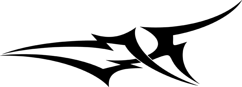 vt2_124 Automotive Tribal Graphic Flame Decal