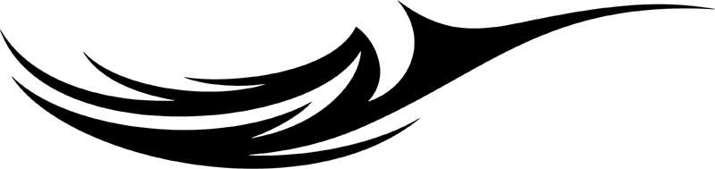 vt2_126 Automotive Tribal Graphic Flame Decal