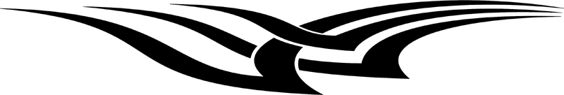 vt2_128 Automotive Tribal Graphic Flame Decal