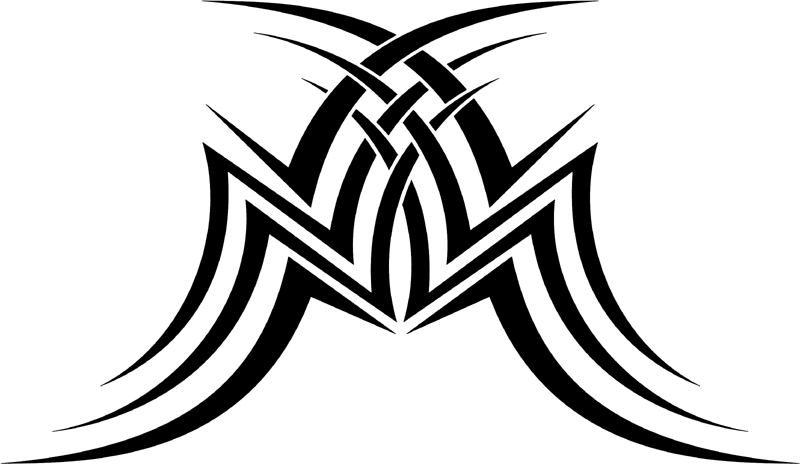 vt2_136 Automotive Tribal Graphic Flame Decal