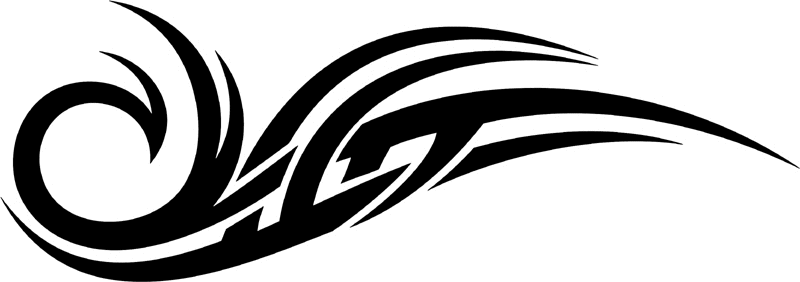 vt2_144 Automotive Tribal Graphic Flame Decal