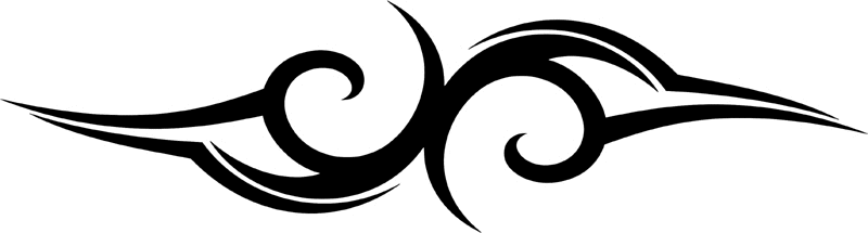 vt2_146 Automotive Tribal Graphic Flame Decal