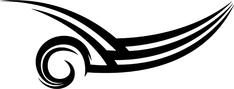 vt2_148 Automotive Tribal Graphic Flame Decal