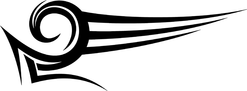 vt2_149 Automotive Tribal Graphic Flame Decal