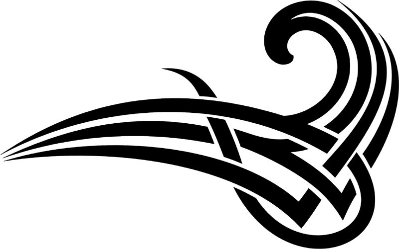 vt2_199 Automotive Tribal Graphic Flame Decal