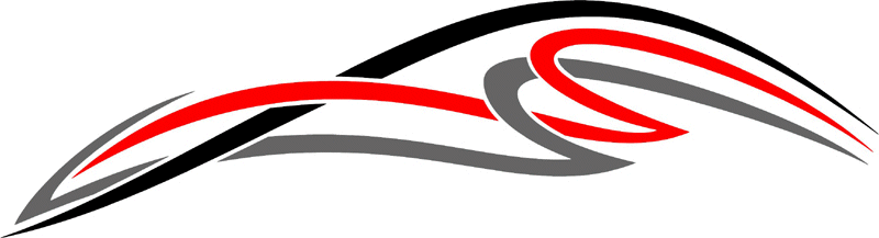 3cvt_0023 Color Automotive Tribal Graphic Flame Decal