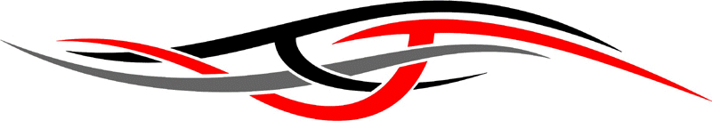 3cvt_0233 Color Automotive Tribal Graphic Flame Decal