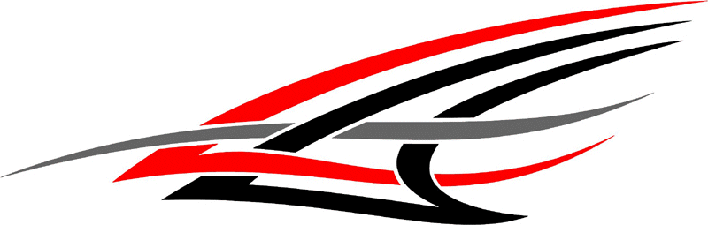 3cvt_0273 Color Automotive Tribal Graphic Flame Decal