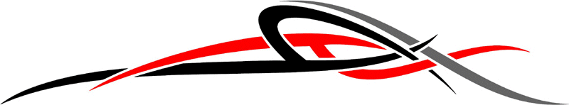 3cvt_0403 Color Automotive Tribal Graphic Flame Decal
