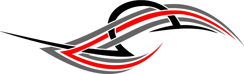 3cvt_0593 Color Automotive Tribal Graphic Flame Decal