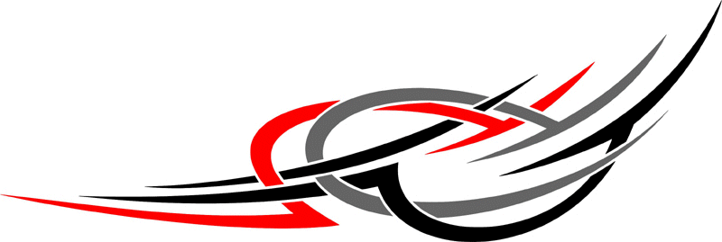 3cvt_0713 Color Automotive Tribal Graphic Flame Decal