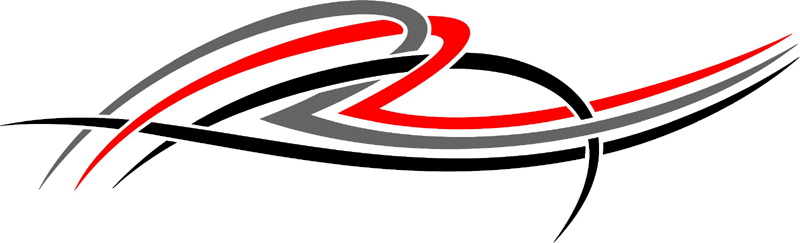 3cvt_0973 Color Automotive Tribal Graphic Flame Decal