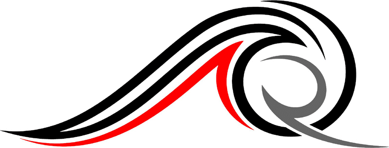 3cvt_1173 Color Automotive Tribal Graphic Flame Decal