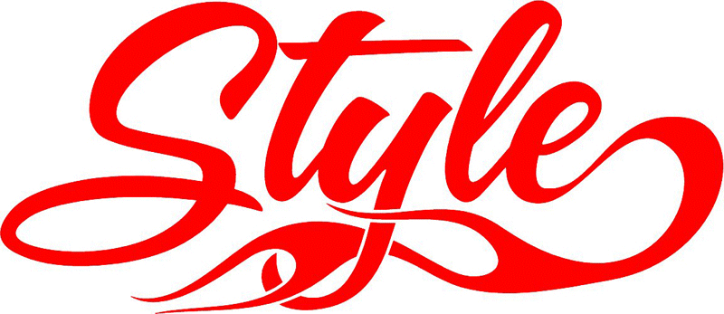 Style in Flames verbage Graphic Flame Decal