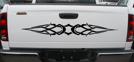 Tailgate Graphic Stripes Design BB470