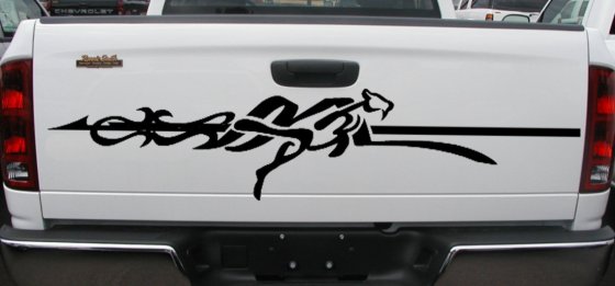 Tailgate Graphic Stripes